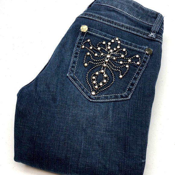 VINTAGE WRANGLER ROCK 47 PREMIUM ULTRA LOWRISE BOOTCUT JEANS 0/25x34” 😎